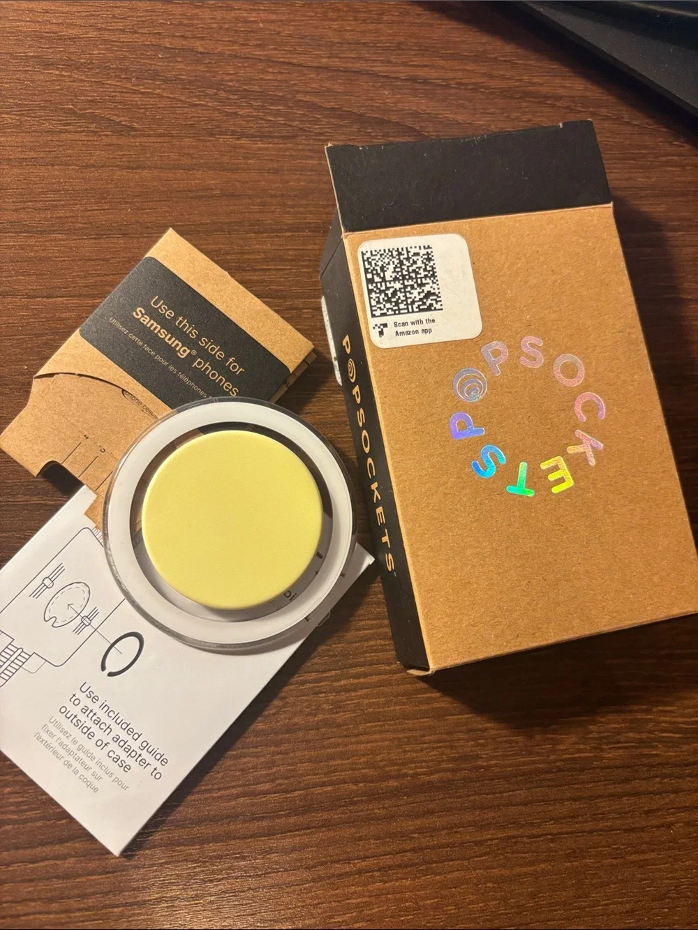 PopSocket Lemon Yellow Collapsible Phone Grip MagSafe